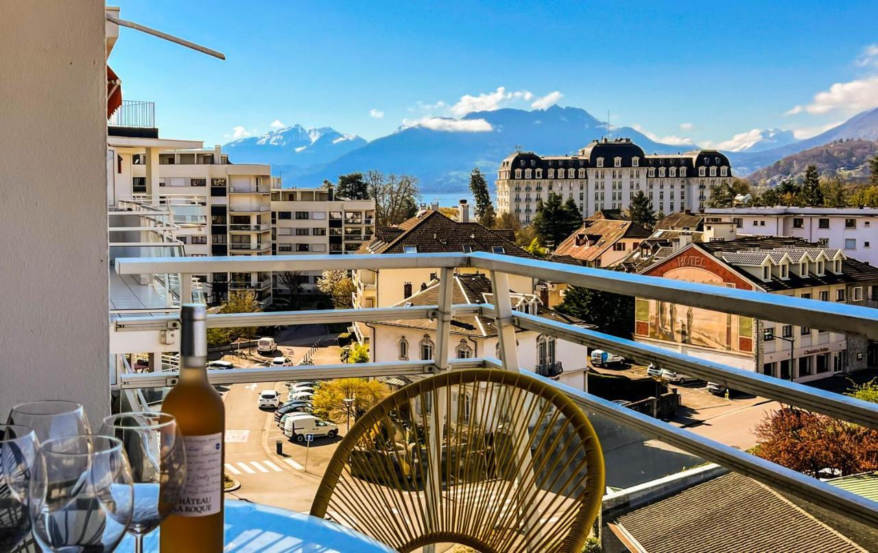 Penthouse Vue Incroyable Lac Et Montagnes Annecy Exterior foto